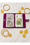 Accumulation Agenda Gram-Sized Gift Accumulation Wallet with 6 Files Purple - 2