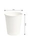200 x 8oz Disposable White Cups Hot & Cold Drinks Perfect for Your Home, Cafe, Work, Parties and Outdoors, 227ml - 3