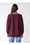 Polo Collar Oversize Women's Sweatshirt Tunic - 4