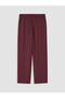 Lcwaikiki Classic Pink Elastic Waist Modal Blend Women's Trousers - 7