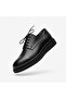(Tahir Türk) Inside and Outside Genuine Leather Eva Lightweight Sole Men's Shoes Black - 5