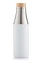 Sustainable Stainless Steel Water Bottle with Bamboo Lid and Silicone Sleeve – Eco-Friendly Reusable Insulated Sports Bottle for Travel, Gym, Office & Outdoor Use