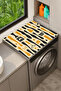 Clothes Dryer Top Organizer Mat Liquid-Proof Cover Lif Rhythm