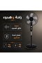 مروحة ستاند 16 بوصة بقوة 70 واط و4 سرعات –PS-735/ أسود - 8