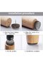 Studded chair leg pads, 80-pack, studded furniture leg pads, 22mm round chair leg pads, felt furniture pads, used to protect table and chair legs. - 3