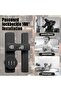 One sliding door lock, 180° sliding door lock, with combination lock, zinc alloy right-angle buckle, with screws. - 2