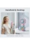 Handheld fan, flower - shaped handheld desktop fan, rechargeable mini portable fan, USB rechargeable handheld fan, a must - have for home, office,... - 6