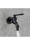 Retro garden faucet with cold water connection and unique control interface (1/2-inch outlet - 1/2-inch inlet), suitable for gardening and washing. - 2
