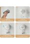 6 super strong suction cup hooks, reusable, bathroom suction cup hooks, suitable for bathrooms and kitchens. - 5