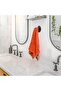 Modern black adhesive round stainless steel towel hooks, wall-mounted, no-drill coat hooks, kitchens, bathrooms, storage rooms, Pack of 4 - 3