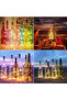 Bottle Light Set 6 Pieces 10 LED with Cork 3 Lighting Modes Warm White 1-Meter Silver Wire for Parties Gardens - 4
