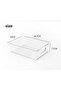 One stackable refrigerator storage box, transparent, can also be used on a countertop for storing fruits and vegetables, measuring 26.5 x 15 x 7.7 cm. - 3
