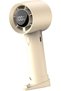 Mini handheld fan - Portable fan - Powerful airflow - LED display - With phone holder - Long battery life - for office, home, and outdoor use -... - 2