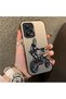 Redmi Note 12 Pro 5g Compatible with Helmeted Motorcyclist Drawing Printed Men's Style Phone Protective Case
