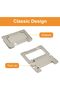 4-piece set of nickel drawer handles, concealed handles, zinc alloy material, suitable for cabinet drawers. - 2