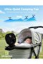 Portable clip - on fan, 5.5 - inch rechargeable battery fan, with remote control and timer, silent USB desktop fan, compact and portable, 3 wind... - 3