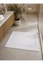 100% Cotton White Hotel Footprint Bath Mat - Foot Towel 50X70 cm - 2
