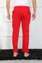 Fashion Stripe Men's Cotton Red Single Bottom Pajamas 27495 - 5