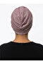 Cotton Faded Rose Patterned Draped Front with Agraf Detail Stylish and Comfortable Hijab Bonnet - 6