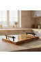 Presentation Tray Eps-K03 |   Gold Epoxy Patterned Walnut Wood Presentation Tray - 4