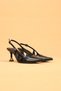 Women's Patent Leather Orthopedic Sole Evening Dress Shoes High Heels - 5