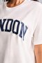 100% Cotton Oversized Boat Neck Printed Short Sleeve T-Shirt I5168Ax26Au - 5