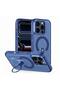 Apple iPhone 16 Pro Max Compatible Case Coolring M-Safe Silicone Case Navy Blue