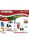 800W Hand Blender 6 In 1 Powerful Stainless Steel Immersion Blender NHB-111FP6 with 1500ml Chopper, 600ml Beaker, Egg Whisk, Dough Hooks and Adjustable Speed for Smoothies, Soups, Baby Food and M - 2