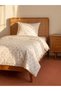 Rmz Gi̇yi̇m Farkiyla Floral Embroidered Cotton Single Duvet Cover Set