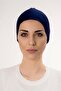 قبعة نسائية بتصميم مفتوح من الأمام مع رباط للحجاب - 5