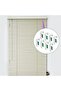 8-Piece Roller Blind Clip-on Bracket Set - Adjustable Curtain Clips - 5