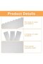 3-Piece Stainless Steel Cake Smoothing Set, Professional Dough Scraper & Decorating Comb for Buttercream Icing and Pastry Decorating - 4