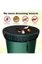2-pack of rainwater tank nets, protecting against mosquitoes and fallen leaves, with adjustable drawstring. - 4