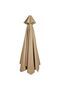 300cm waterproof and UV-resistant sunshade canopy, replacement canopy for 6 ribs, tan color (canopy included).