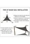 Triangular awning - 4.5x4.5x4.5 meters - Beige - 2
