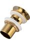 Universal push-button overflow plug, made of brass - 2