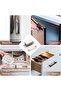 4-Pack Stainless Steel Magnetic Door Catches, Strong Silver Cabinet Drawer Wardrobe Cupboard Locks - 4