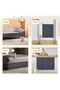 Scratching mat, 200x40×0.4cm, polyester self-adhesive cat sofa protector. - 3