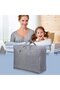 2-Pack Extra Large Storage Bags, 70x50x30cm Zippered Clothing Blanket Pillow Down Comforter Organizer Bags - 5