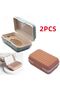 Soap dishes - 2-pack - Plastic - Portable - With lid