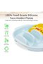 Taco holders, 2 pieces, hard plastic taco holders with handles, taco trays, taco stand for home, parties, restaurants - 5