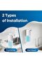 Automatic Soap Dispenser Contactless Foam Hand Sanitizer for Bathroom Kitchen Wall Countertop 4 Adjust Rechargeable Splash-Proof - 3