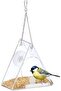 Acrylic Bird Feeder - Wall-mounted Feeder