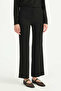 Stylish Trousers with Ironing Marks - Black - Black - 2
