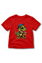 Kids' Skateboarding T-Rex Dinosaur Print Crew Neck Short Sleeve T-Shirt