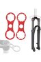 4 Pcs Bicycle Front Fork Repair Double Socket Wrench Disassembly Tool (Red/Blue) - 2