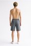 Men's Smoked Above-Knee Shorts Relaxed Fit Casual Sports Bermuda Shorts with Pockets and Laces - 4