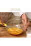 2-Piece Manual Stainless Steel Egg Beaters with Ergonomic Design Durable Lightweight for Mixing, Beats, Baking, Kitchen - 4
