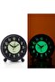 Bedroom clock, silent, battery operated, tick-free, modern design, silent clock for the bedroom, luminous clock - black - 3