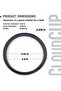6 Pieces Blender Gaskets - Suitable for 600W/900W Blender - Silicone Blender Replacement Parts - O-ring Seal Gasket Accessories - 4